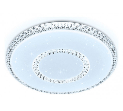 Потолочный светодиодный светильник Ambrella Light Orbital Crystal FF99 Потолочный светодиодный светильник Ambrella Light Orbital Crystal FF99