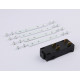 Коннектор питания прямой с соединителем Ambrella Light Magnetic 220V GL1108