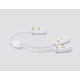 Коннектор питания T-образный Ambrella Light Magnetic 220V GL1113