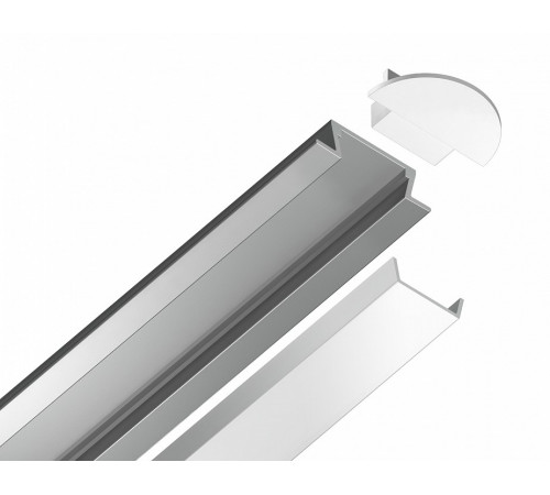 Алюминиевый встраиваемый профиль Ambrella Light Alum Profile GP1001AL