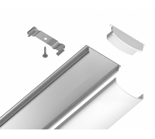 Алюминиевый накладной профиль Ambrella Light Alum Profile GP1500AL Алюминиевый накладной профиль Ambrella Light Alum Profile GP1500AL