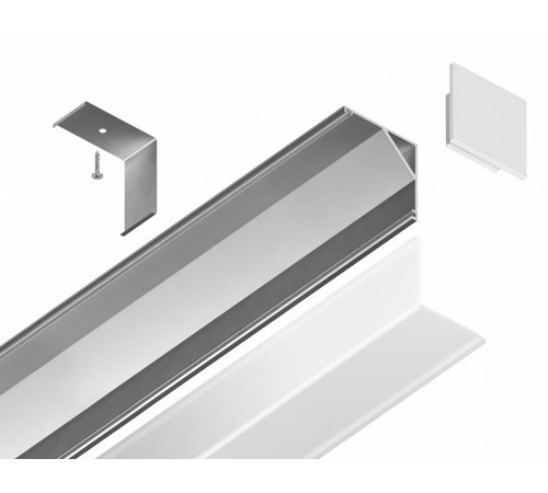 Алюминиевый угловой профиль Ambrella Light Alum Profile GP2150AL Алюминиевый угловой профиль Ambrella Light Alum Profile GP2150AL