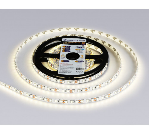 Светодиодная лента Ambrella Light LED Strip 12В 2835 9,6Вт/м 4500K 5м IP20 GS1102