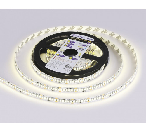 Светодиодная лента Ambrella Light LED Strip 12В 2835 17Вт/м 4500K 5м IP20 GS1402 Светодиодная лента Ambrella Light LED Strip 12В 2835 17Вт/м 4500K 5м IP20 GS1402