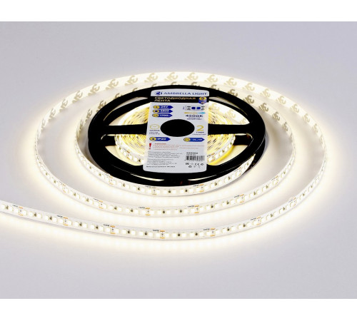 Светодиодная лента Ambrella Light LED Strip 24В 2835 14,4Вт/м 4500K 5м IP20 GS3202 Светодиодная лента Ambrella Light LED Strip 24В 2835 14,4Вт/м 4500K 5м IP20 GS3202