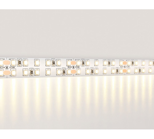 Светодиодная лента двухрядная Ambrella Light LED Strip 24В 2835 24Вт/м 3000K 5м IP20 GS3701