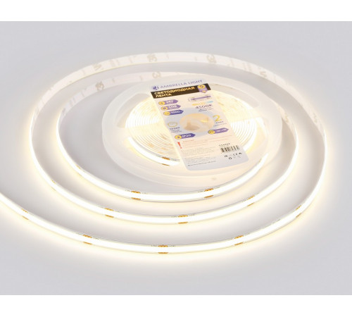 Светодиодная лента Ambrella Light LED Strip 24В COB 12Вт/м 4500K 5м IP20 GS4702 Светодиодная лента Ambrella Light LED Strip 24В COB 12Вт/м 4500K 5м IP20 GS4702