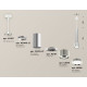 Подвесной светильник Ambrella Light Techno Spot XP8120001 (A2301, A2060x2, C6325x3, A2101, C8120, N8118)
