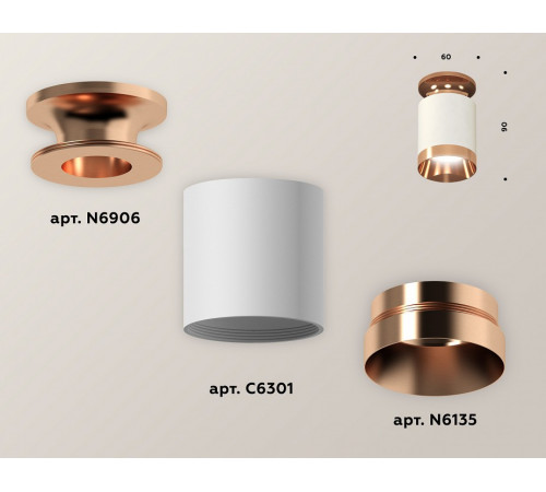 Потолочный светильник Ambrella Light Techno Spot XS6301200 (N6906, C6301, N6135)