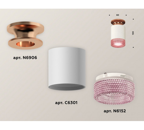 Потолочный светильник Ambrella Light Techno Spot XS6301202 (N6906, C6301, N6152)
