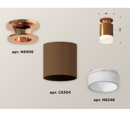 Потолочный светильник Ambrella Light Techno Spot XS6304153 (N6906, C6304, N6248)