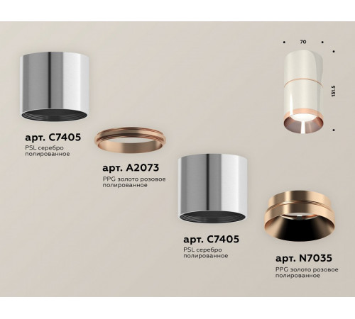 Потолочный светильник Ambrella Light Techno Spot XS7405081 (C7405, A2073, C7405, N7035)
