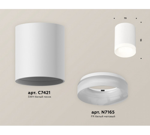 Потолочный светильник Ambrella Light Techno Spot XS7421024 (C7421, N7165)