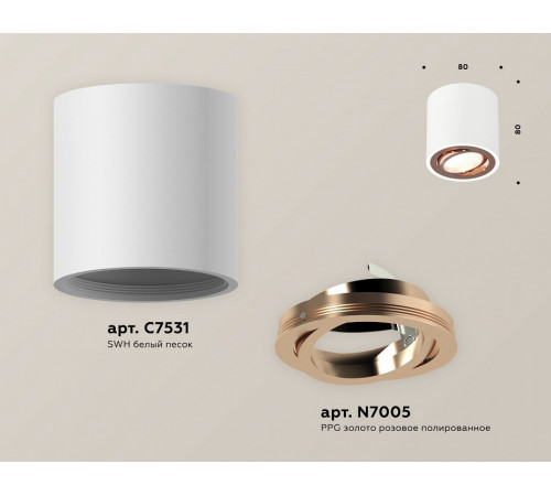 Потолочный светильник Ambrella Light Techno Spot XS7531005 (C7531, N7005)