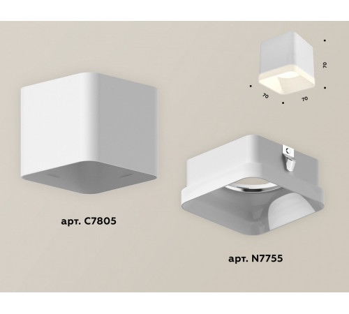 Потолочный светильник Ambrella Light Techno Spot XS7805040 (C7805, N7755) Потолочный светильник Ambrella Light Techno Spot XS7805040 (C7805, N7755)