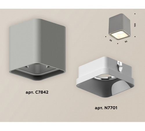 Накладной светильник Ambrella Light Techno XS7842001 (C7842, N7701)