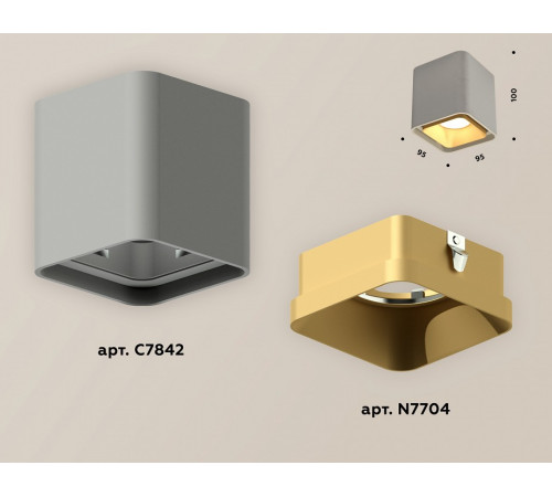 Накладной светильник Ambrella Light Techno XS7842004 (C7842, N7704)