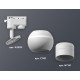 Трековый однофазный светильник с подсветкой Ambrella Light Track System XT1101050 (A2520, C1101, N7141)