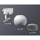 Трековый однофазный светильник с подсветкой Ambrella Light Track System XT1101061 (A2520, C1101, N7192)