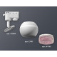 Трековый однофазный светильник с подсветкой Ambrella Light Track System XT1101062 (A2520, C1101, N7193)