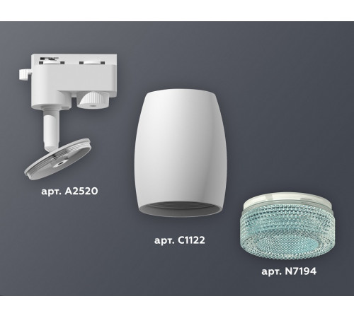 Трековый однофазный светильник Ambrella Light Track System XT1122023 (A2520, C1122, N7194)