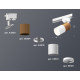 Трековый однофазный светильник Ambrella Light Track System XT6301040 (A2520, C6304, A2010, C6301, N6101)