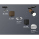 Комплект трекового светильника Ambrella Light Track System XT7402061 (A2537, C7404, A2070, C7402, N7160)