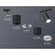 Комплект трекового светильника Ambrella Light Track System XT7402111 (A2537, C7422, A2011, C7402, N7165)