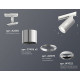 Комплект трекового светильника Ambrella Light Track System XT7405001 (A2536, C7405, A2070, C7405, N7022)