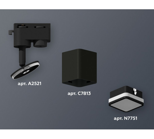 Трековый однофазный светильник Ambrella Light Track System XT7813021 (A2521, C7813, N7751)