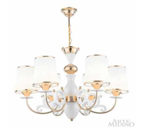 Подвесная люстра Arte Milano Florentia-1097 301097/6 Wh/Gd