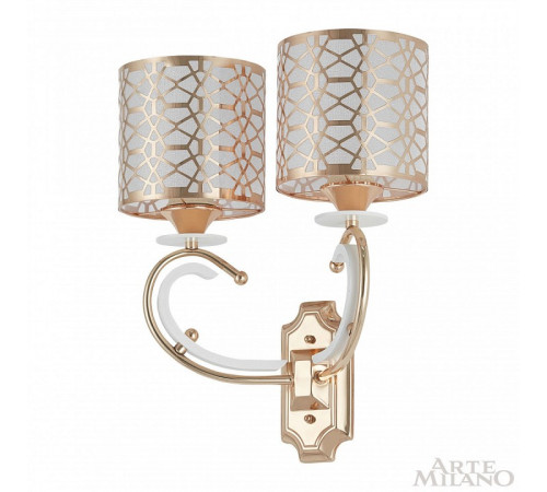 Бра Arte Milano Florentia-1237 301237/2W Wh/Gd Бра Arte Milano Florentia-1237 301237/2W Wh/Gd