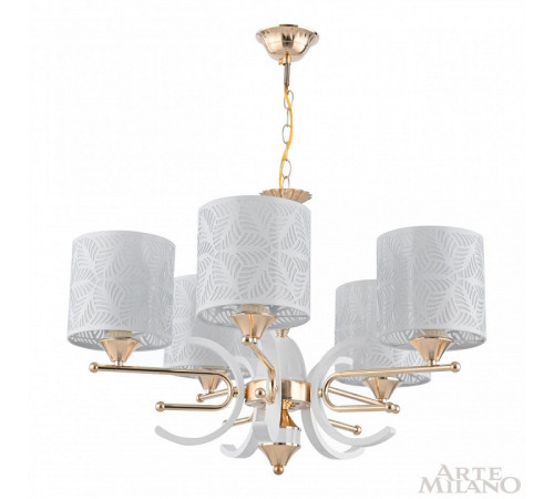 Подвесная люстра Arte Milano Florentia-2097 302097/5 Wh/Gd