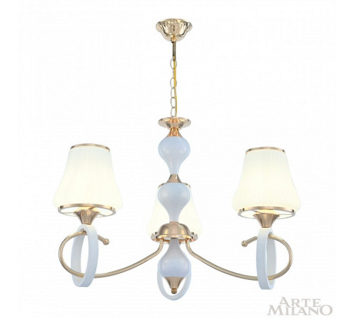 Подвесная люстра Arte Milano Florentia-2387 302387/3 Wh/Gd
