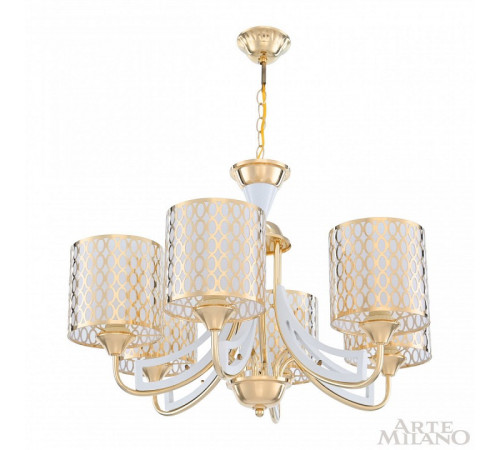 Подвесная люстра Arte Milano Florentia-3387 303387/6 Wh/Gd