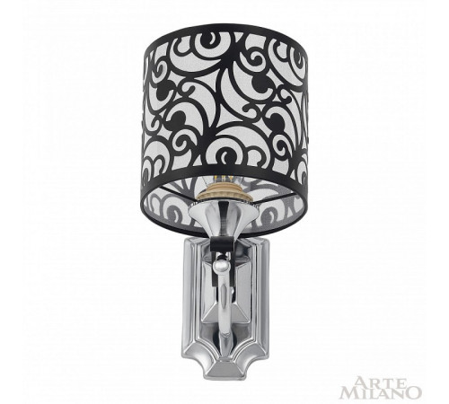 Бра Arte Milano Florentia-4957 304957/1W Bk/Ni Бра Arte Milano Florentia-4957 304957/1W Bk/Ni