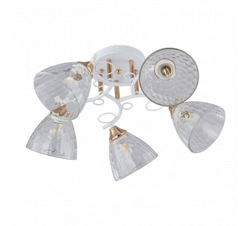 Потолочная люстра Arte Milano Amalfi 321395/5A WH+FG Потолочная люстра Arte Milano Amalfi 321395/5A WH+FG