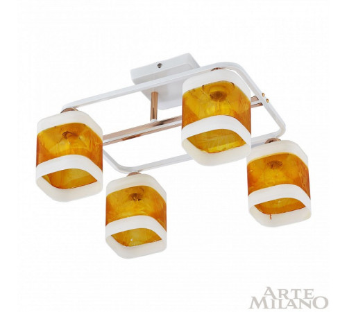Потолочная люстра Arte Milano Amalfi 322008/4 WH+FG