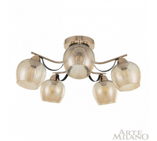 Потолочная люстра Arte Milano Amalfi 322306/5 FG+BK