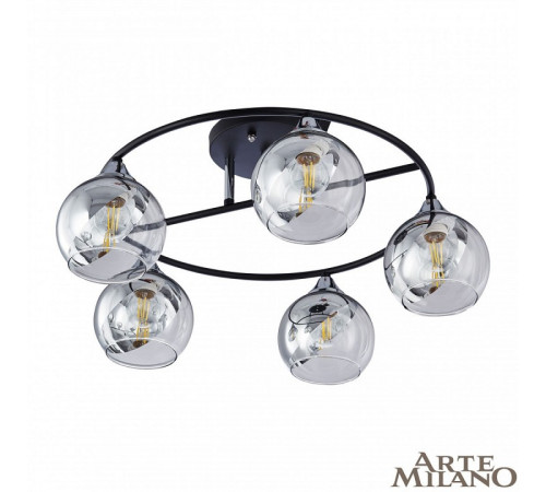 Потолочная люстра Arte Milano Amalfi 322403/5 BK+CR