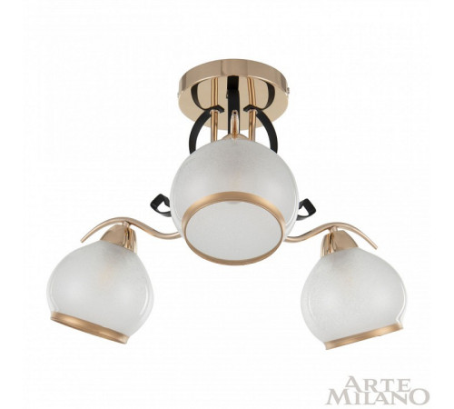 Потолочная люстра Arte Milano Amalfi 323306/3 FG+BK Потолочная люстра Arte Milano Amalfi 323306/3 FG+BK