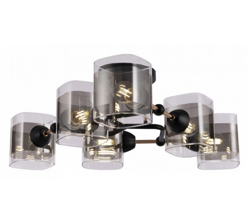 Потолочная люстра Arte Milano Amalfi 324308/6 BK+FG Потолочная люстра Arte Milano Amalfi 324308/6 BK+FG