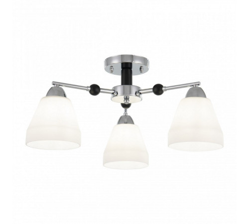 Люстра на штанге Arte Milano Napoli 325119/3 CR+BK Люстра на штанге Arte Milano Napoli 325119/3 CR+BK