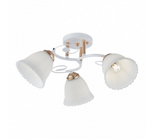 Потолочная люстра Arte Milano Amalfi 325395/3A WH+FG Потолочная люстра Arte Milano Amalfi 325395/3A WH+FG