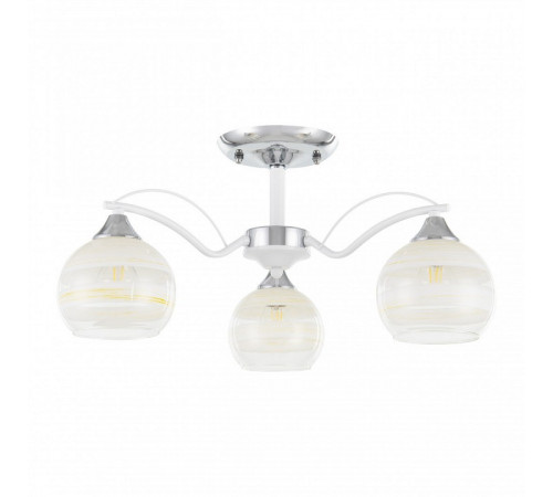 Потолочная люстра Arte Milano Napoli 326503/3 CR+WH Потолочная люстра Arte Milano Napoli 326503/3 CR+WH