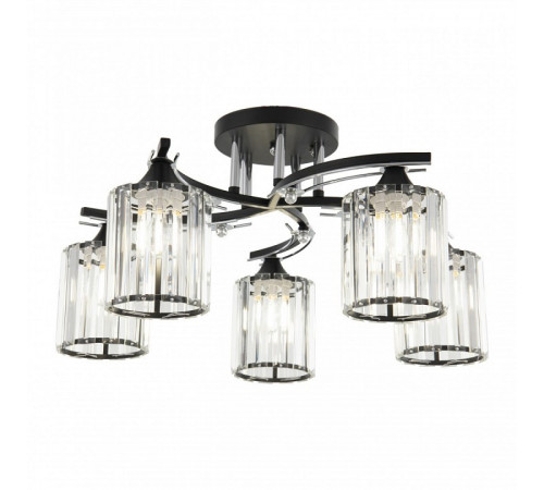 Потолочная люстра Arte Milano Amalfi 327103/5 BK+CR Потолочная люстра Arte Milano Amalfi 327103/5 BK+CR