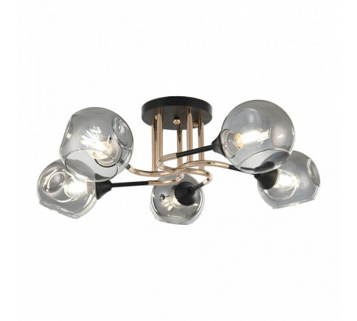 Потолочная люстра Arte Milano Amalfi 328419/5 FG+BK Потолочная люстра Arte Milano Amalfi 328419/5 FG+BK