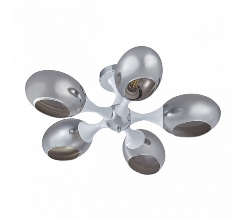 Потолочная люстра Arte Milano Napoli 329408/5 CR+WH Потолочная люстра Arte Milano Napoli 329408/5 CR+WH