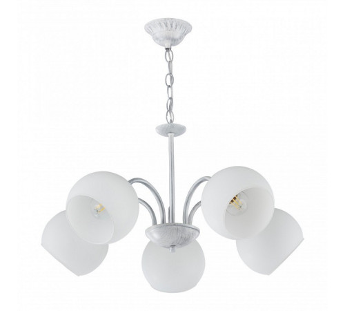 Подвесная люстра Arte Milano Amalfi 335010/5 WT+SL Подвесная люстра Arte Milano Amalfi 335010/5 WT+SL