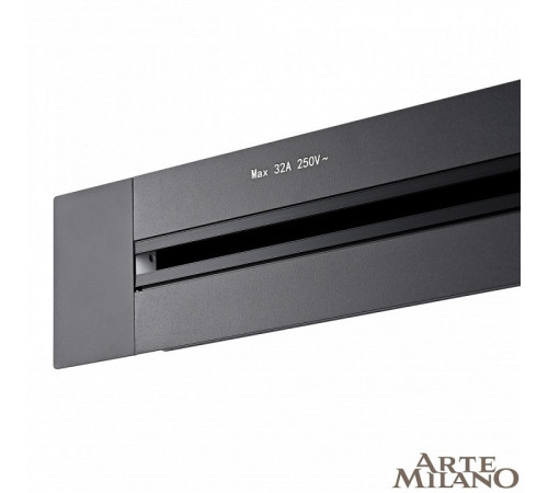 Встраиваемый шинопровод Arte Milano Am-track-sockets 382301TB/100 Black Встраиваемый шинопровод Arte Milano Am-track-sockets 382301TB/100 Black